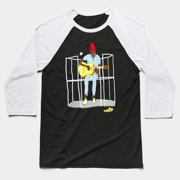 Seu Jorge Baseball T-Shirt by wakkala